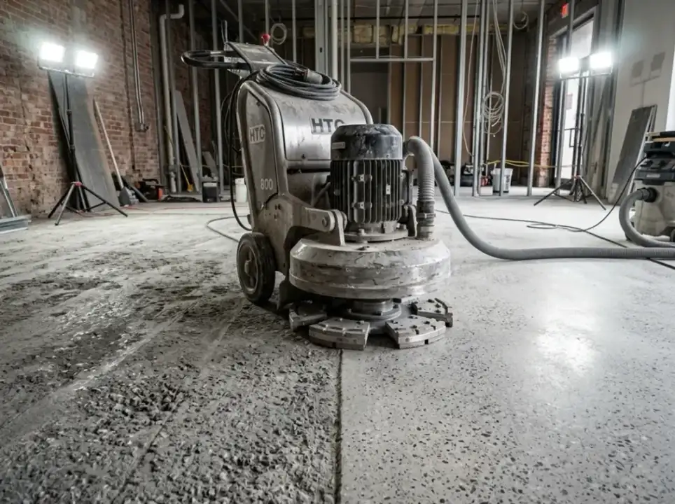 Professional concrete grinding and preparation equipment