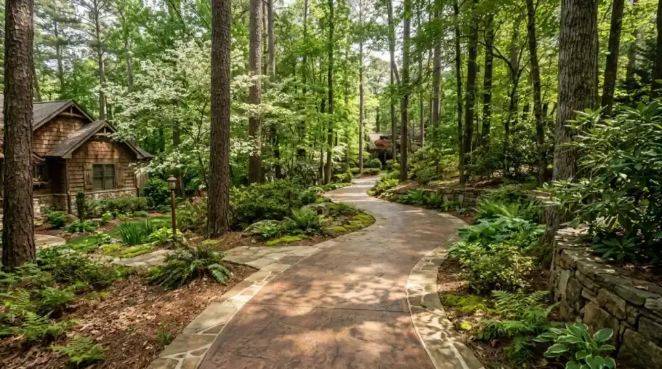 Concrete flooring project in Mountain Park, GA