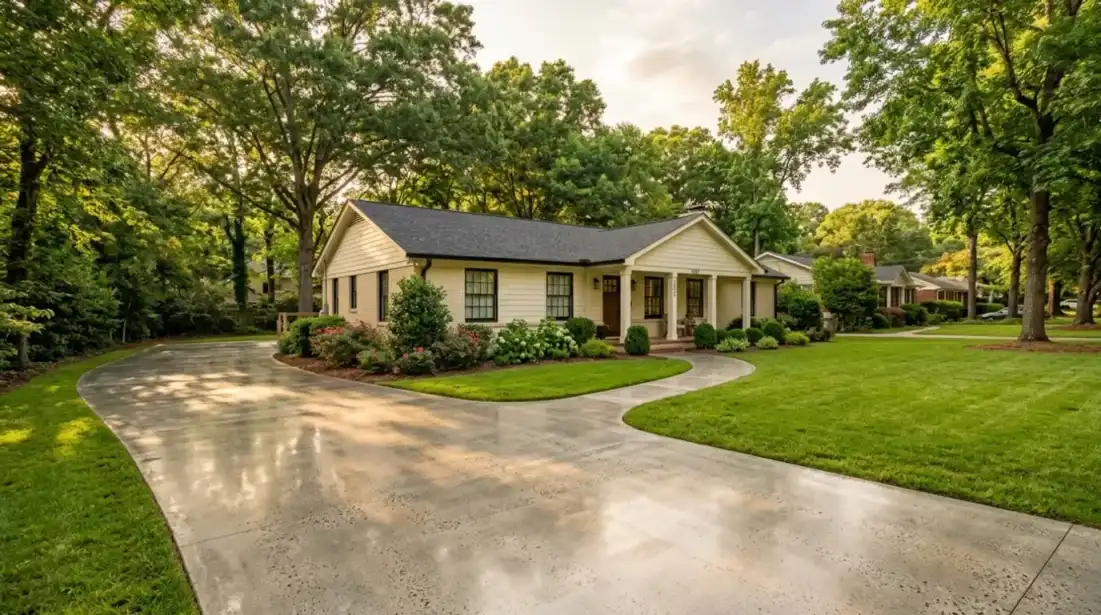 Concrete flooring project in North Druid Hills, GA